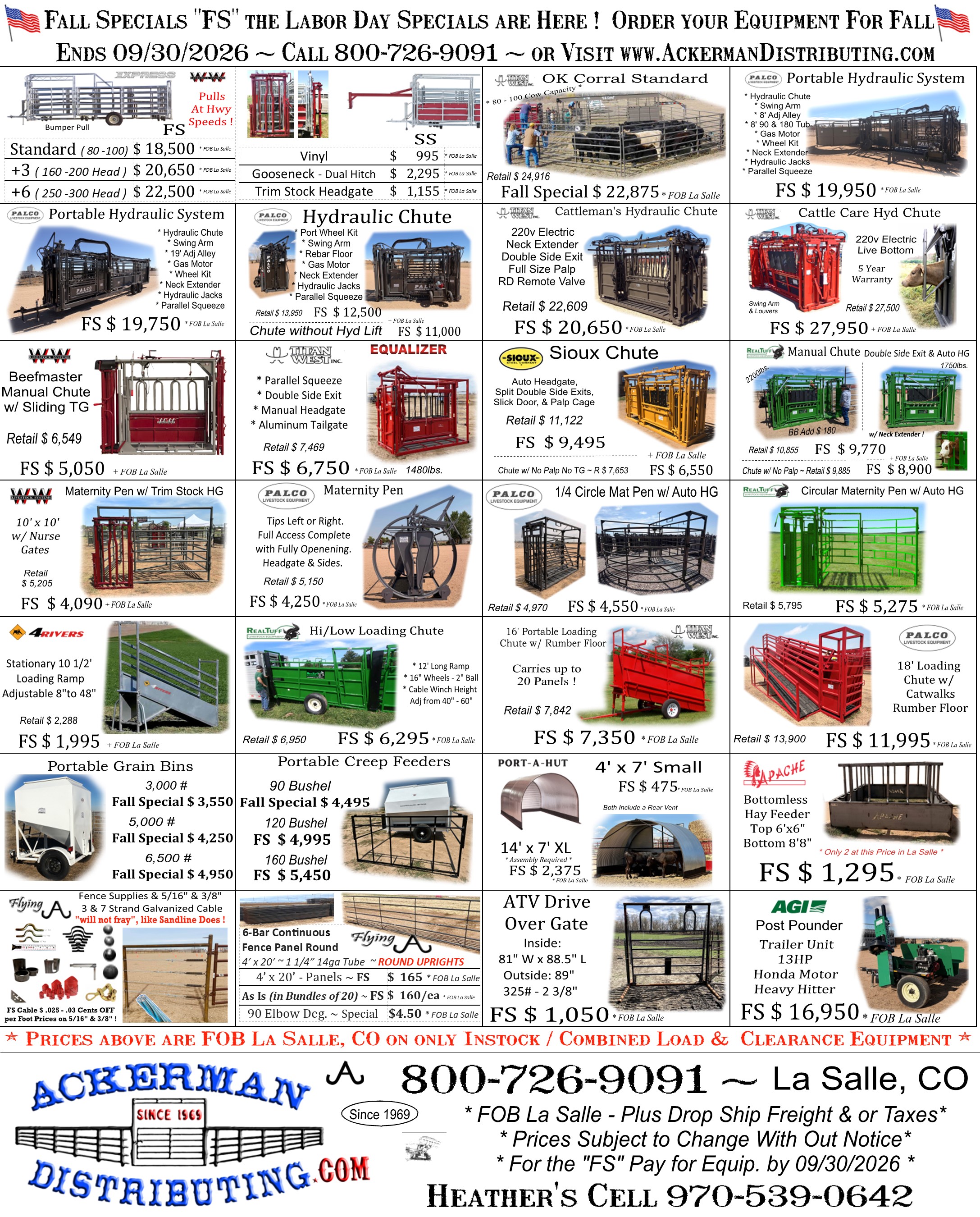 Click here for Fall/HHD Specials Ending 9/30